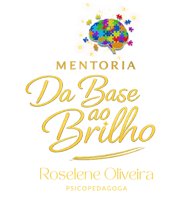 Logo Mentoria Da Base ao Brilho - Roselene Oliveira
